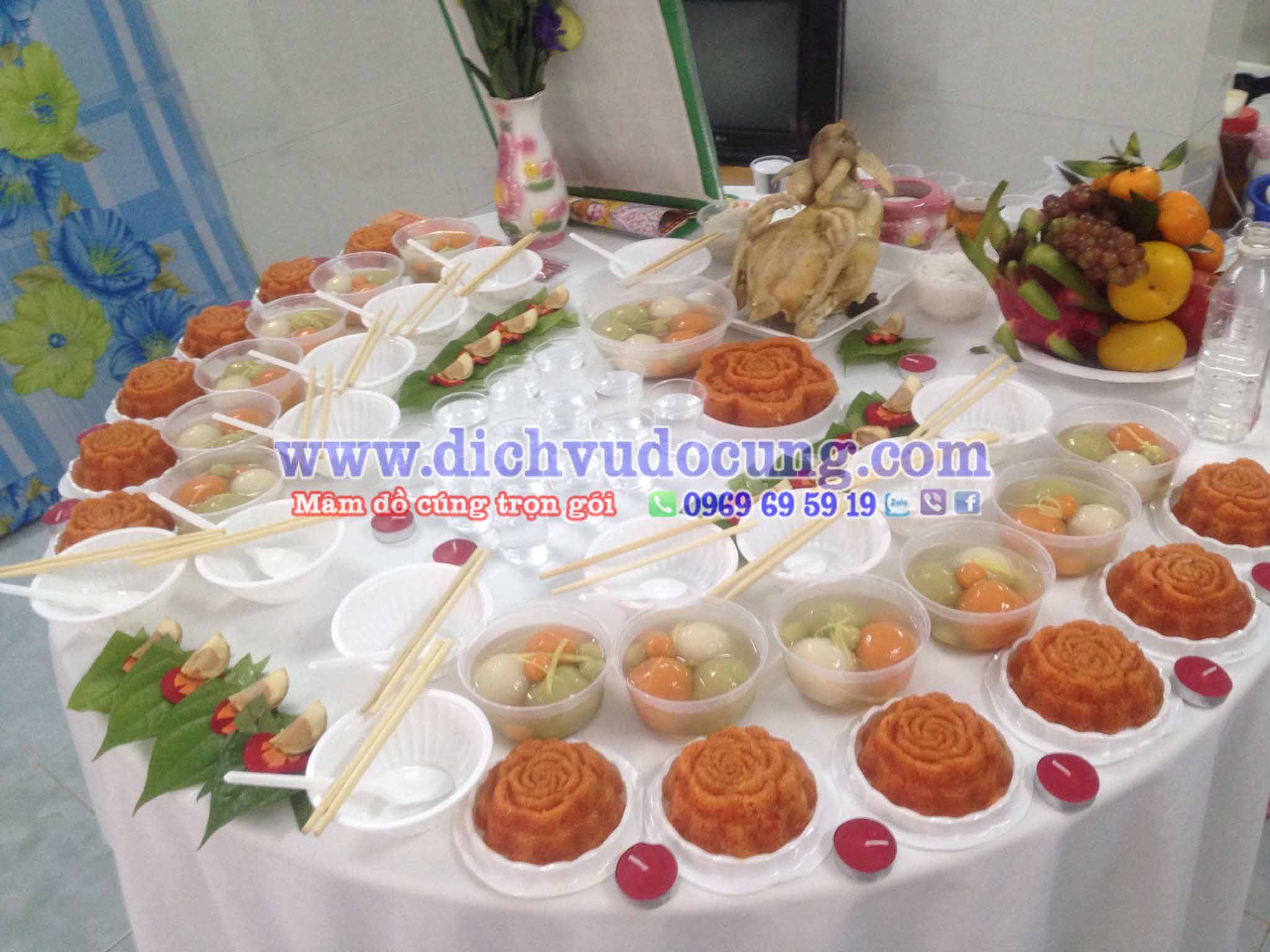 Mâm cúng mừng trọn gói