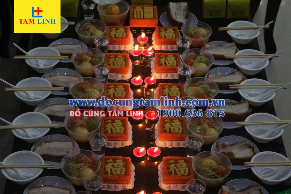 Mâm cúng thôi nôi bé gái trọn gói