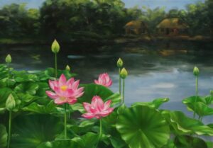 Tranh Hoa Sen Phong Thuy 1 1